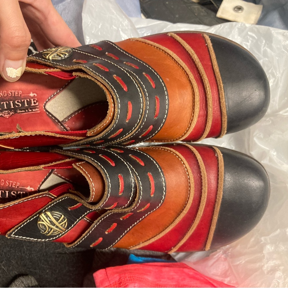 L’Artiste by spring step shoes leather SHERBET